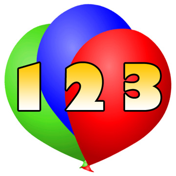 123 Ballon Numbers Kids 123 Ballon Numbers Kids